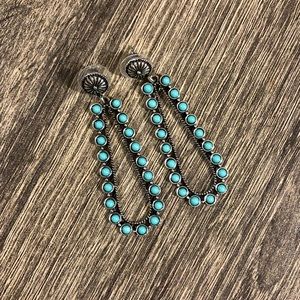 turquoise drop earrings